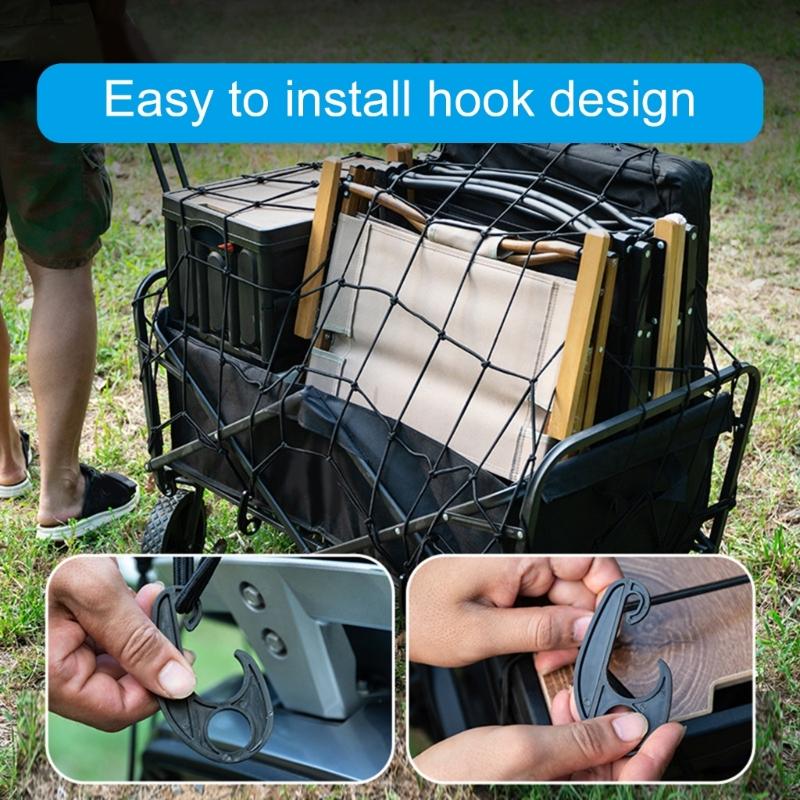 Trolley Cart Luggage Net Wagon Net Beach Cart Wagon Luggage Net Elastic Cargo Net Meshes Pocket Net Trolley Luggage Net