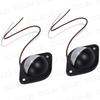 2 Pack Truck LED License Plate Lamp Marker Lamp White Glow 24V Trailer Dump Large Car (Black)