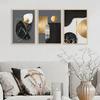 3pcs Canvas Poster Abstract Geometry Art Beautiful Marble Art Simple Design Decoration Gift for Friend Living Room Bedroom Decor