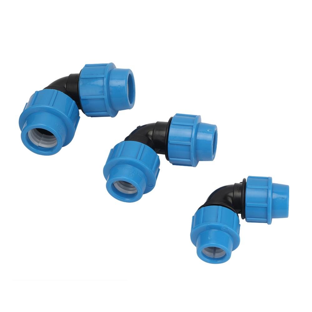 1/20/25/32mm PVC PE Tube Water Splitter Elbow Connector for Garden Farm Irrigation Pipe Hose Joint 1Pc