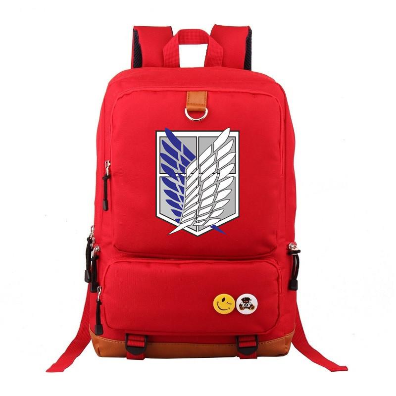 Anime Attack Giant Backpack Men'S And Women'S Backpack Travel Bag Computer Bag Student School Bag