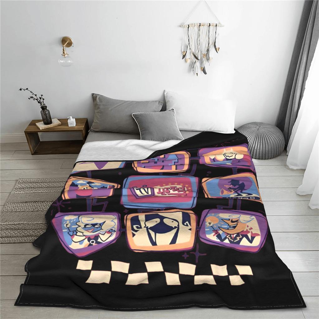 It's TV Time! Fleece Throw Blankets Tenna Deltarune Blanket for Home Outdoor Super Warm Bedding Throws,