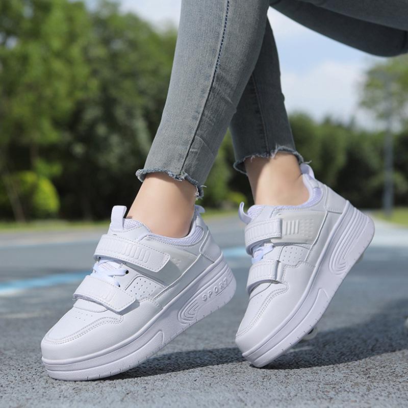 Doppel-/Einzelrad-Rollschuhe für Kinder und Erwachsene - Abnehmbare Räder