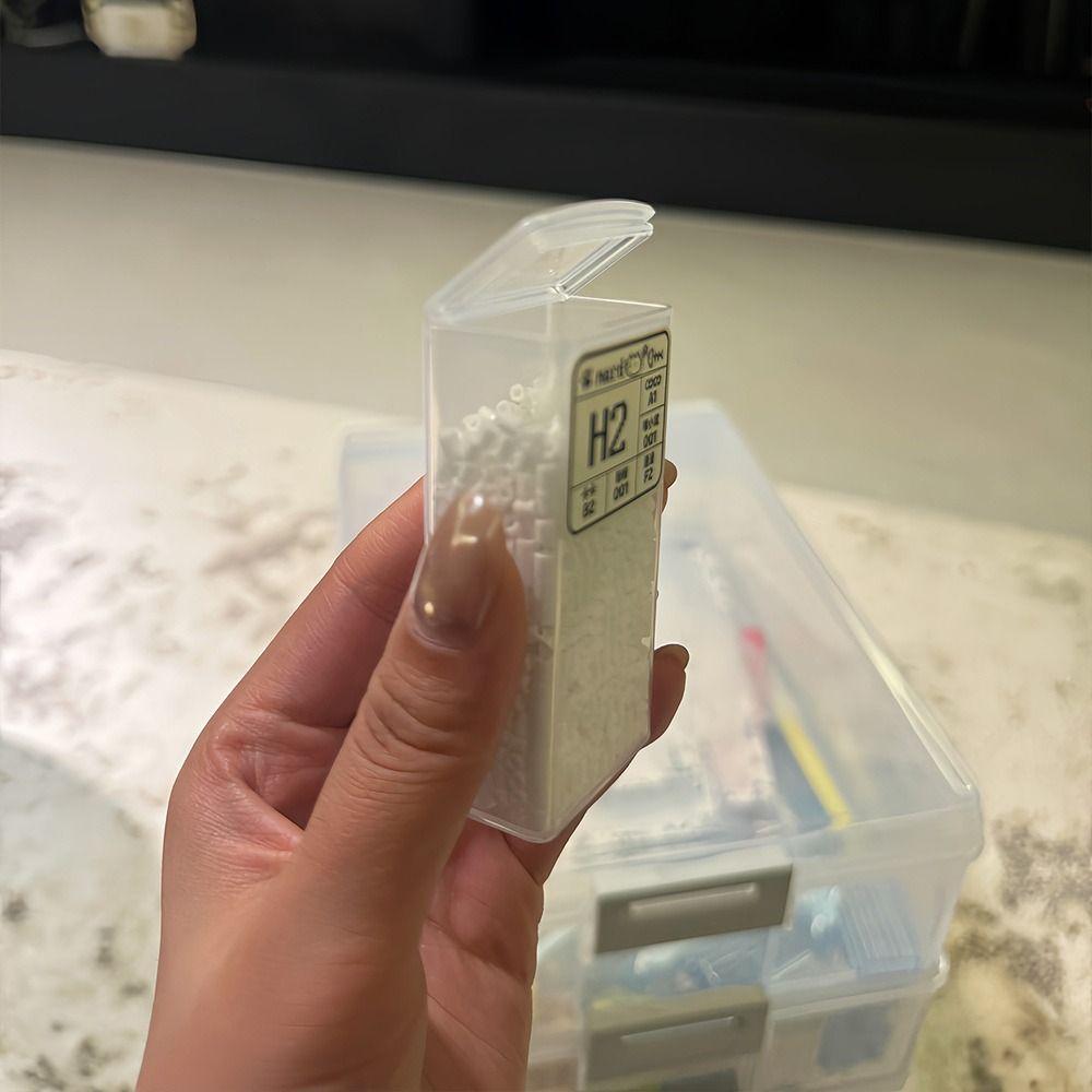 Durable Clear Perler Beads Storage Boxes Mini Rectangle Diamond Embroidery Accessories Drill Box DIY Storage Box