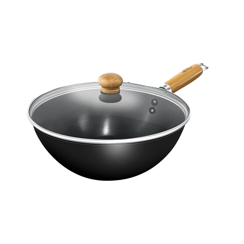 Shenmo Refined Iron Stir-Fry Wok 24cm