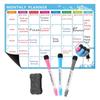 A3 Magnetic Erasable Monthly & Weekly Planner Whiteboard Set for Refrigerator