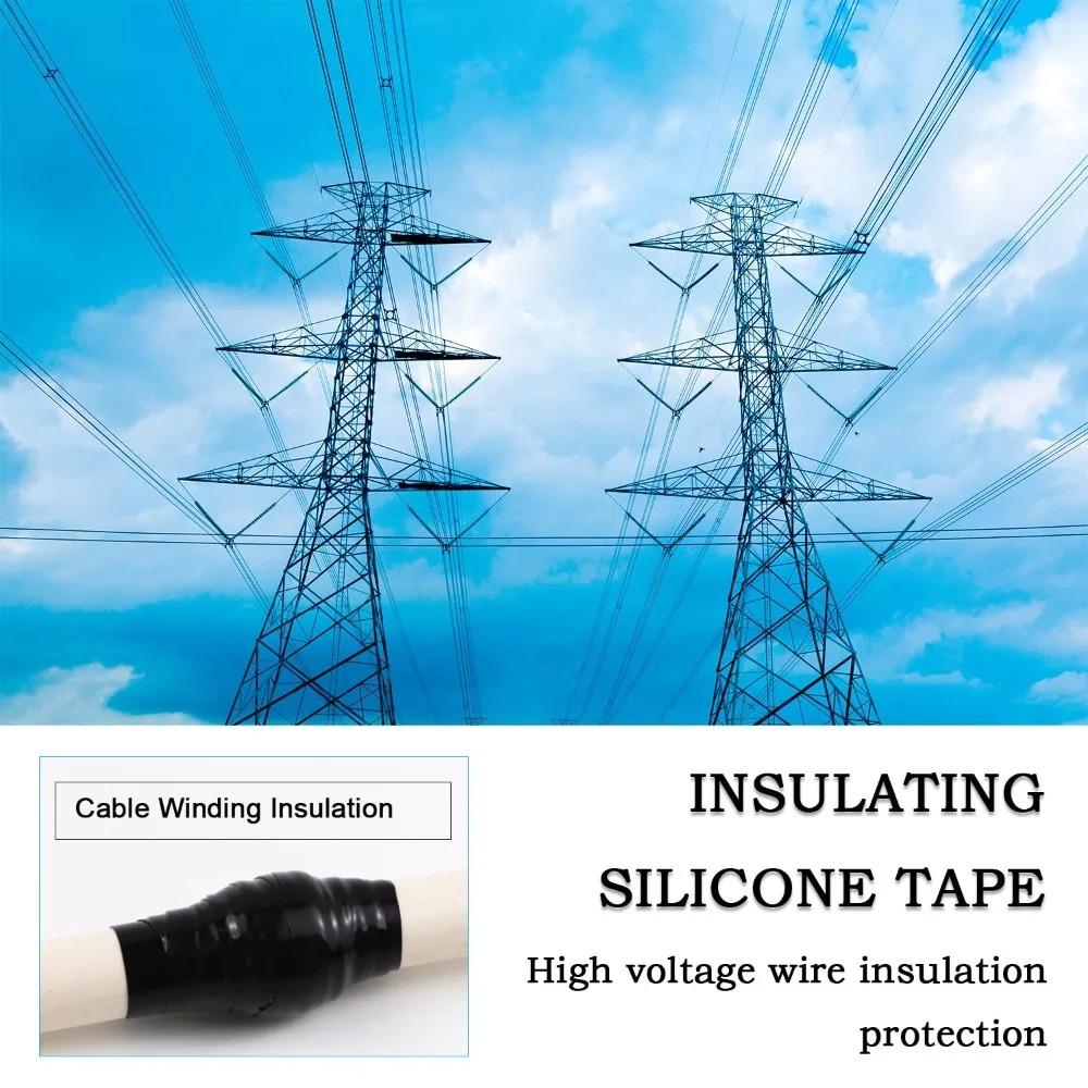 Thick Self-Adhesive Silicone Tape - Waterproof Leak Repair for Pipes, Hoses, Emergency Fix Pipe Repair Tape