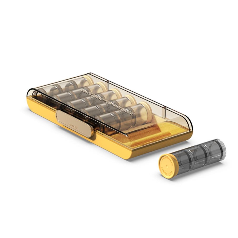 

New Hot Premuim Portable Large Weekly Pill Box Cases Organizer 7 Day 21 Grids Storage for Medicine Vitamin Supplements Fish Oils помаранчевий