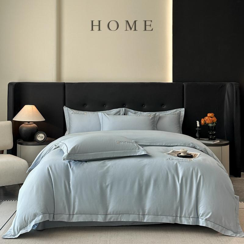 A-Class All Cotton Long Staple Cotton Thickened Brushed Four-Piece Set