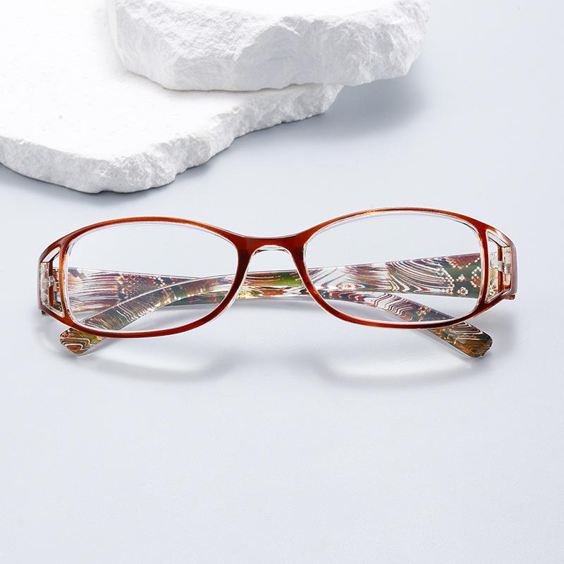 Anti Blue Light Reading Glasses Presbyopia Women Fashion Retro Printing Hyperopia Classic Square Plastic Men Eyeglasses
