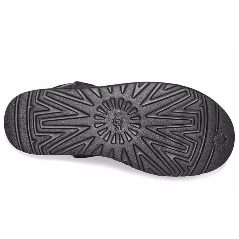 UGG Classic Mini UGG Rubber Logo 'Black' Women's Sneakers 1108231-BLK
