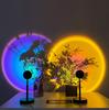 USB Rechargeable Sunset Lamp - Rainbow Projection Desk Light