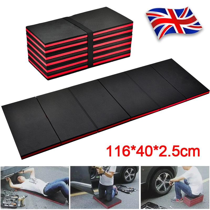 Vikbar matta av EVA-skum Bekväm Hög densitet Knämatta för bilreparation Halkfri matta för bilreparation Halkfri garagematta