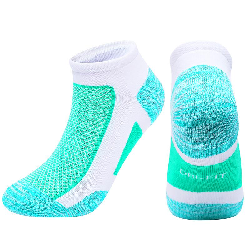 Sport Socks Women Men Outdoor Activity Athletic Running Training Marathon Short Sock Cotton Cushion Breathable Fitness Ankle Low Cut Sock