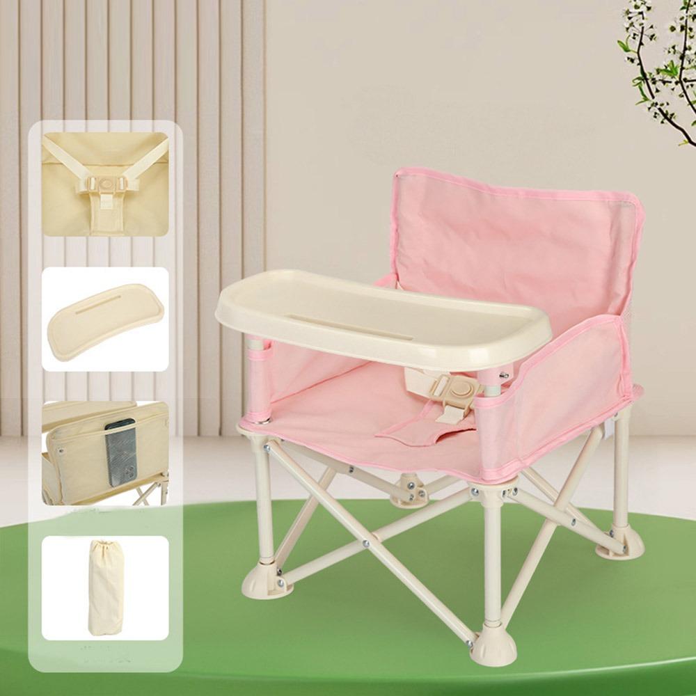 Feeding Children's Folding Chair With Safty Belt Baby Dining Seat Baby Foldable Chair  for Toddler