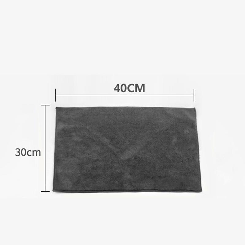 

Двустороннее полотенце для мытья автомобиля из микрофибры, утолщенная ткань из коралловой шерсти, впитывающая ткань для чистки автомобиля, микрофибра премиум-класса для автомойки 30 CM X 40 CM