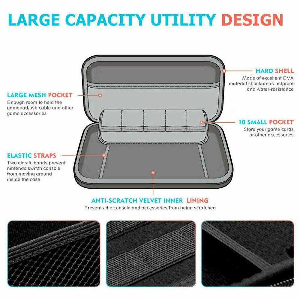 For Nintendo Switch Lite Bag Storage for Switch Mini Protector Case Switch Mini Accessories