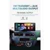 Bezdrátové autorádio Carplay Univerzální 10,26palcový dotykový displej Multimediální Přehrávač videa Android Auto Mirror Link Displej Navigace