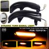 Side Rearview Mirror LED Turn Signal Light Repeater Lamp For Toyota Land Cruiser LC200 FJ200 Prado FJ150 2010-
