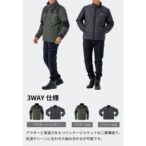 RS TAICHI Motorcycle Wear Riding Jacket Autumn/Winter Waterproof Windproof Cold Protection Built-in CE Protector Removable Inner Included Fuse All Sea