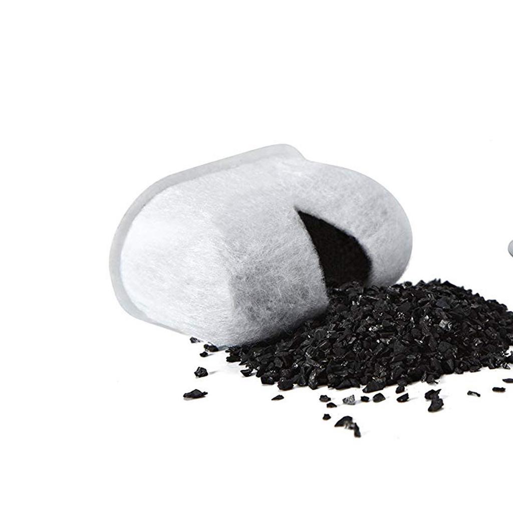 8PC Charcoal Water Filters For Coffee Machines The Particles Were Filtered From The Solution
