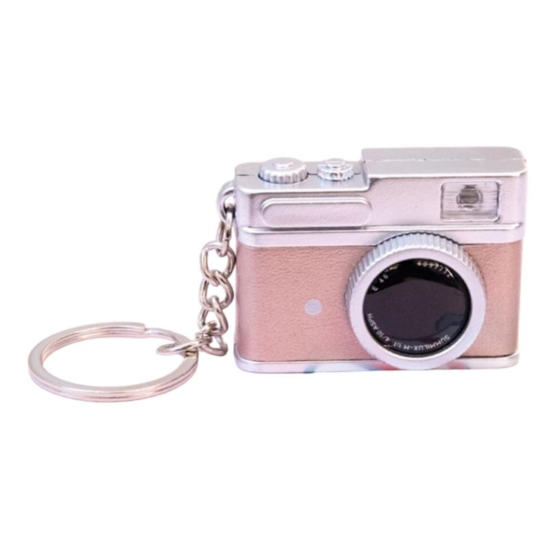 Kreatives Design Mini-DSLR-Kamera Leuchtender Schlüsselanhänger Inklusive Licht-Soundeffekt für Stilvolle Geschenke und Partys Persönliche Nutzung