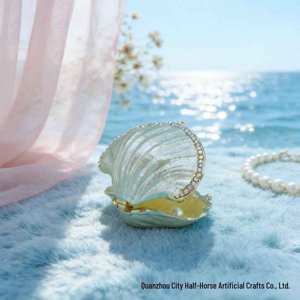 Conch Shell Electroplated Jewelry: Handmade DIY Necklace, Pendant, Bracelet, Earrings, Charms Accessories