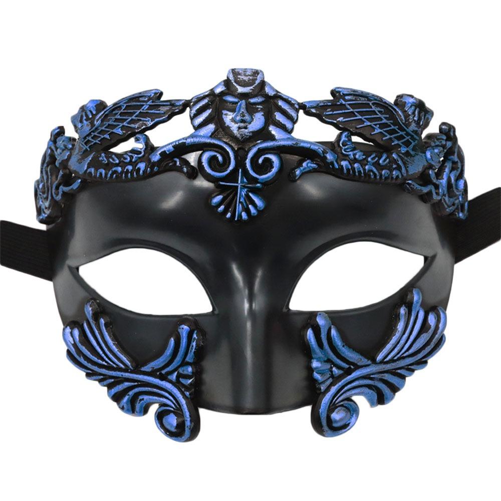 Fashion Cosplay Halloween Mask Ancient Greek Venetian Masquerade Mask Roman Festival Costume Party Supplies for Men