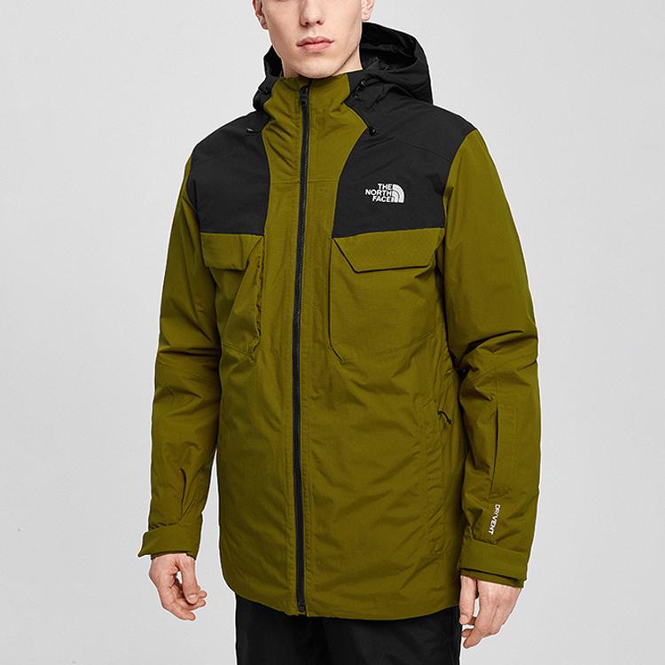 THE NORTH FACE Windbreaker Jackets Men's Green Hooded Moderate NF0A3M4M-5TU