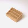 Solid Beech Wood Business Card Holder Beech Memo Counter Desk Display Stand  Home Office