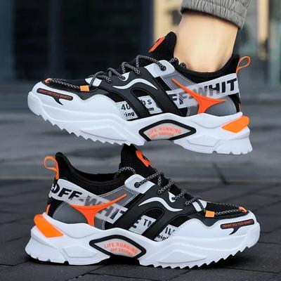 Mode Herren Sneaker Herbst neu atmungsaktiv dicke Sohle Komfort rutschfest Schnürschuhe lässig Rund Laufschuhe zapatillas de hombre
