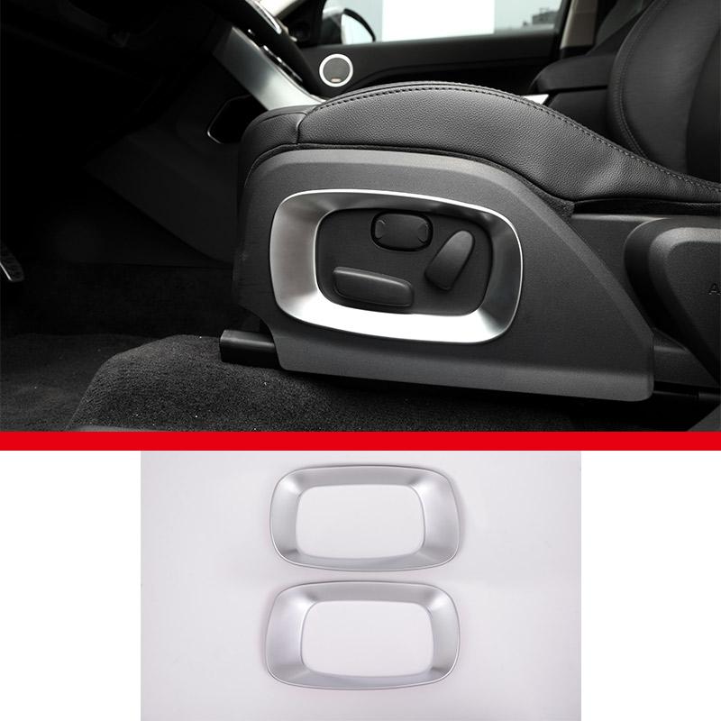 ABS Chrome For Land Rover Range Rover Evoque 2011-2018 Car Interior Gear Shift Console Decoration Cover Stickers Accessories