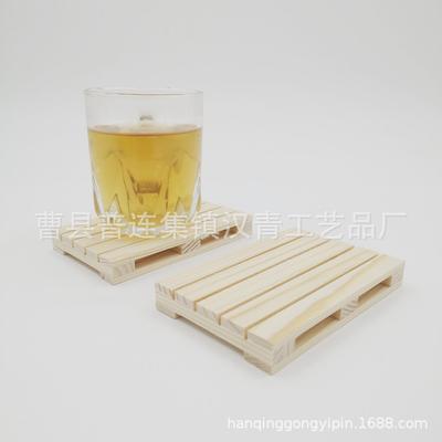 Rutschfeste Untersetzer aus Holzisolierung: Kleine Massivholzmatten für Kaffee-, Pizza- und Esstische