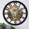 25cm Iron Round Wall Clock Multi-Pack with Different Styles