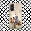 Black Horse Galloping Phone Case for Xiaomi Poco F7 Ultra X7 X6 X5 Pro X4 Gt M8 M7 Redmi 15 15C 13 13C 12 12C Soft Cover Fundas