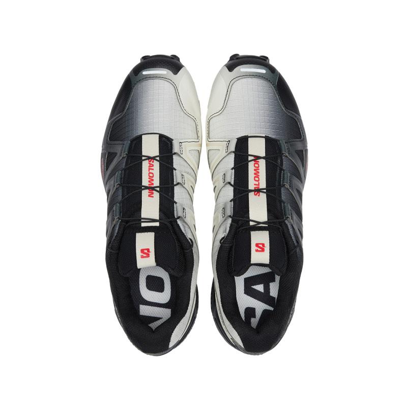 SALOMON Speedcross 3 Low Top QuickLACE/ Casual Trail Running City Commute Athletic Shoes Unisex Black Red Sneakers 478442