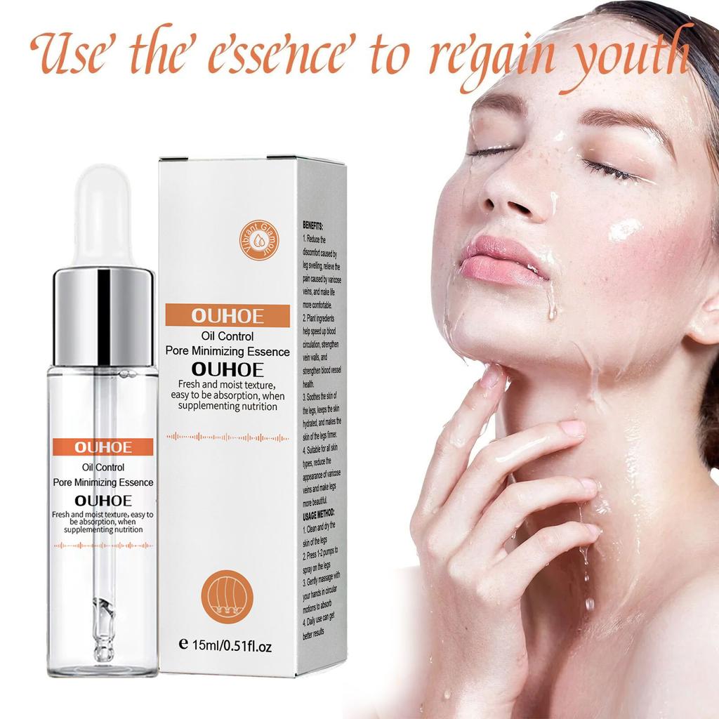 Pore Repairing Serum Remove Blackheads Acne Pimples Treatment Moisturizing Whitening Smoothe Oil Control Shrinking Pores Essence