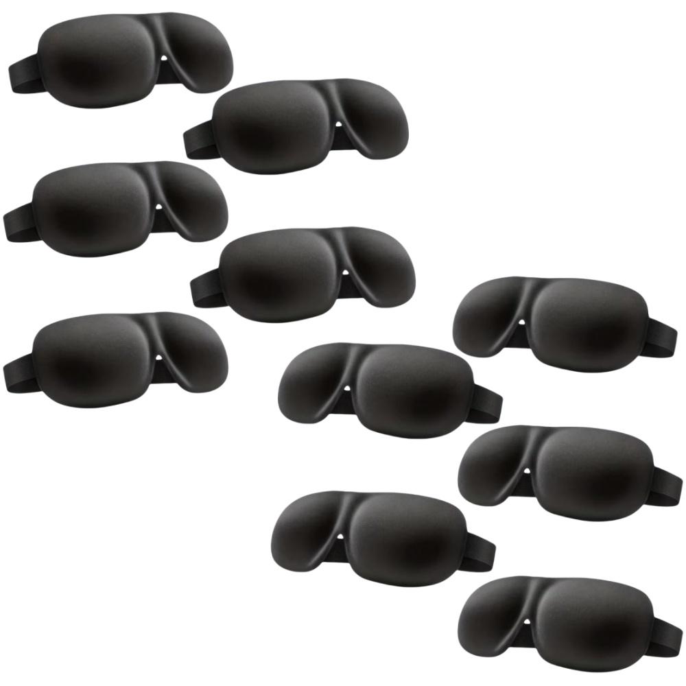 Maschera per Dormire Sagomata 3D 100% Blocca Luce Maschera per Occhi Materiale Ultra-Morbido Delicato sulla Pelle Copri Occhi Traspirante Per Riposo Viaggio Yoga
