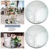 Acrylic Round Mirror Wall Sticker & Tabletop Candle Holder Display Tray