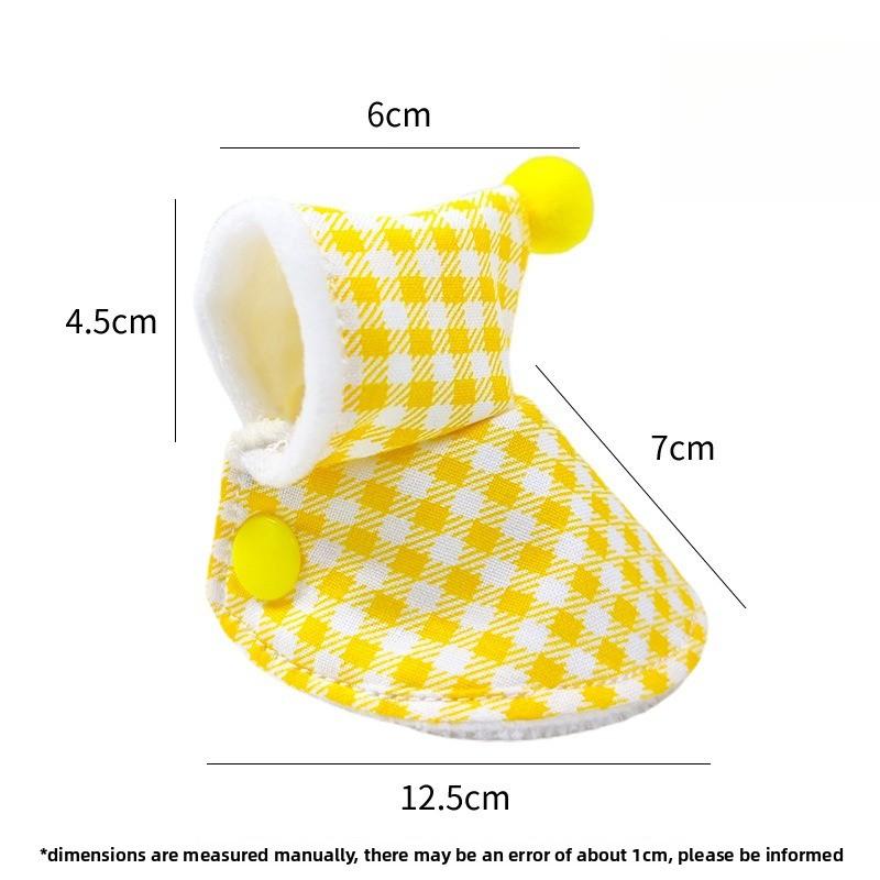 Bird Cloak Warm Cover Keep Warm for Winter Go Out Costume Bird Warm Clothing Parrot Cloak Thickened Colorful Bird Winter Clothes