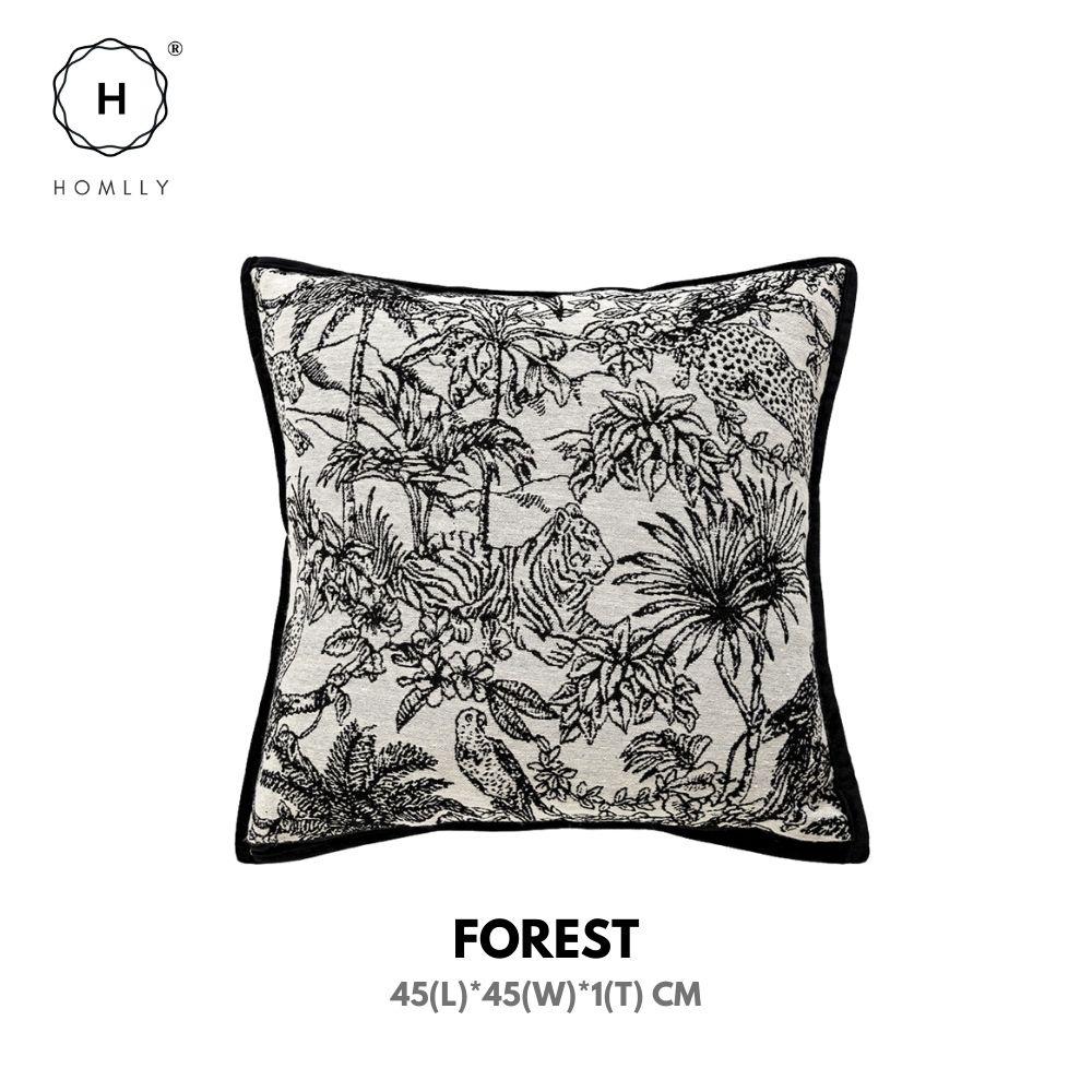 

Homlly Modern Decorative Black Pillow Cushion Cover Set (X2 PCS) Forest X2
