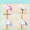 Keychain Unicorn Plush Soft Stuffed Toy Backpack Charm With Pp Cotton For Girls