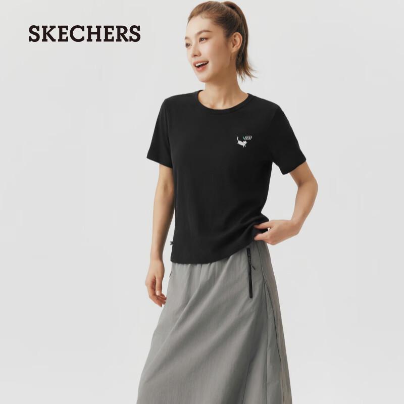 Skechers Women s Cooling Knit Short-Sleeve T-Shirt L226W017 XXL 105