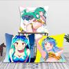 Anime Urusei Yatsura Pillow Case Fashion Square Pillowcase Bedroom Sofa Room Ins Decoration Leisure