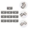 10 Pcs Car Wind Deflector Fixing Clips Side Window Wind Deflectors Clips