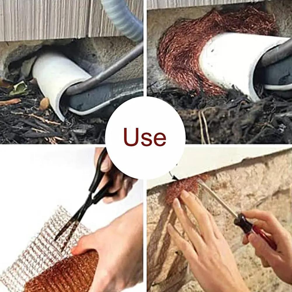 Convenient Pure Copper Wire Mesh Durable Woven Screen Filter Anti-snail Filter  Column Packing