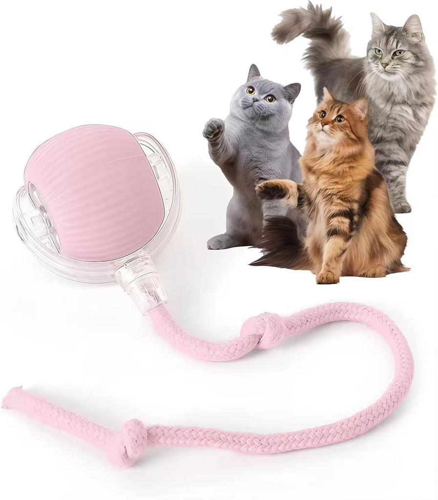 Smart Interactive Cat Toy Ball Automatic Self Moving Cat Teaser Ball For Cats