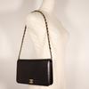 CHANEL ChainShoulder Shoulder Bag COCO Mark vintage black Calfskin Women Used
