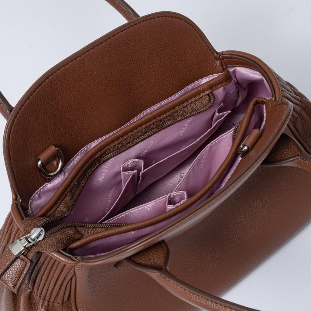 Jill Stuart Handbag Crystal Buckle Feminine Belt Design JSLH5CH2 Brown 2-Way "Improp" Women's