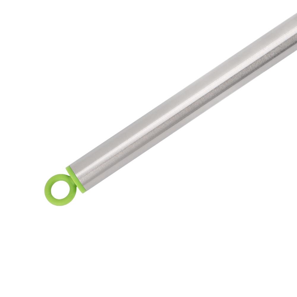 Long Handle Chicken Poop Scooper Stainless Steel Slat Scoop Portable Litter Scoop Pet Cleaning